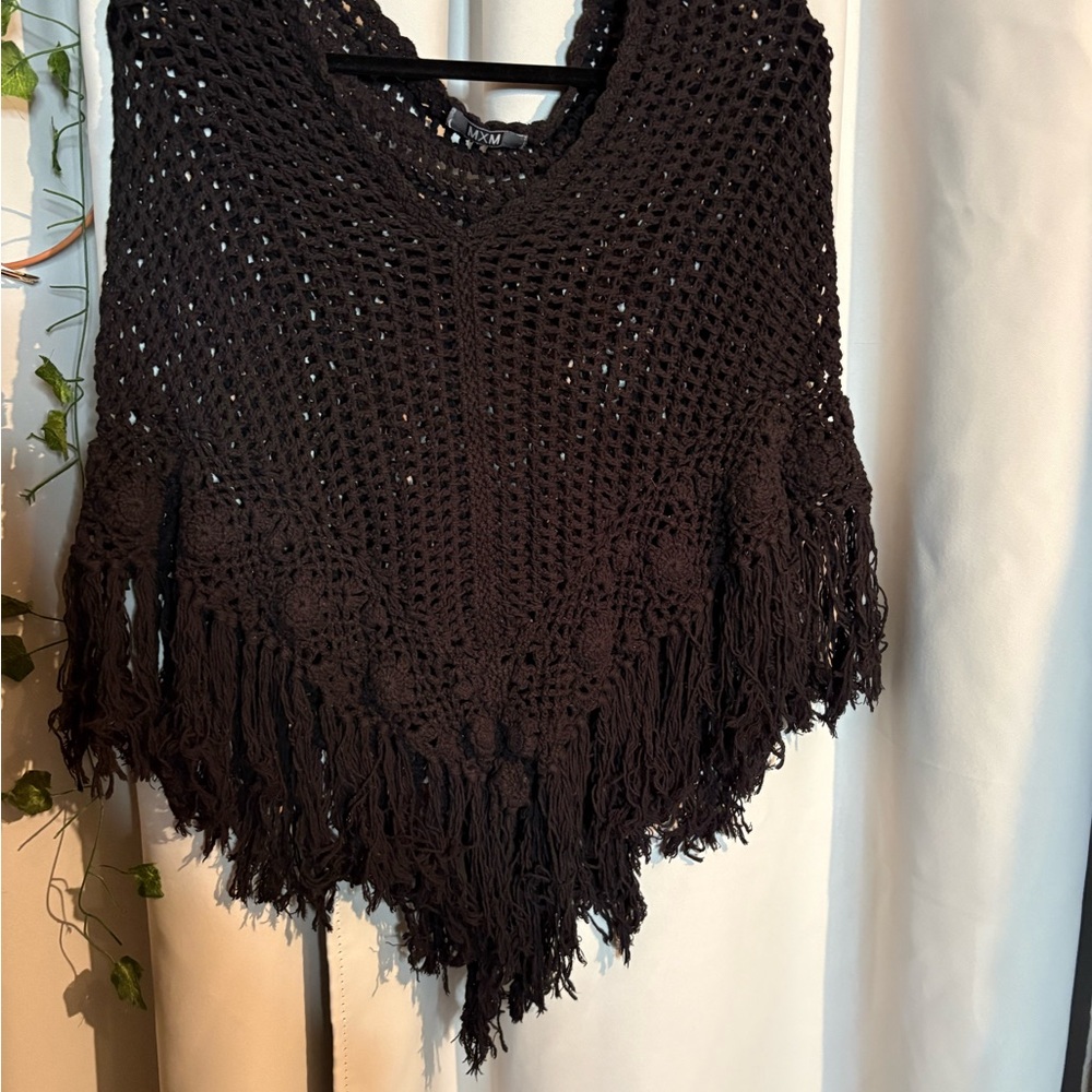 MXM Black Crochet Knitwear